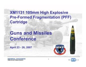 Guns and Missiles Conference
