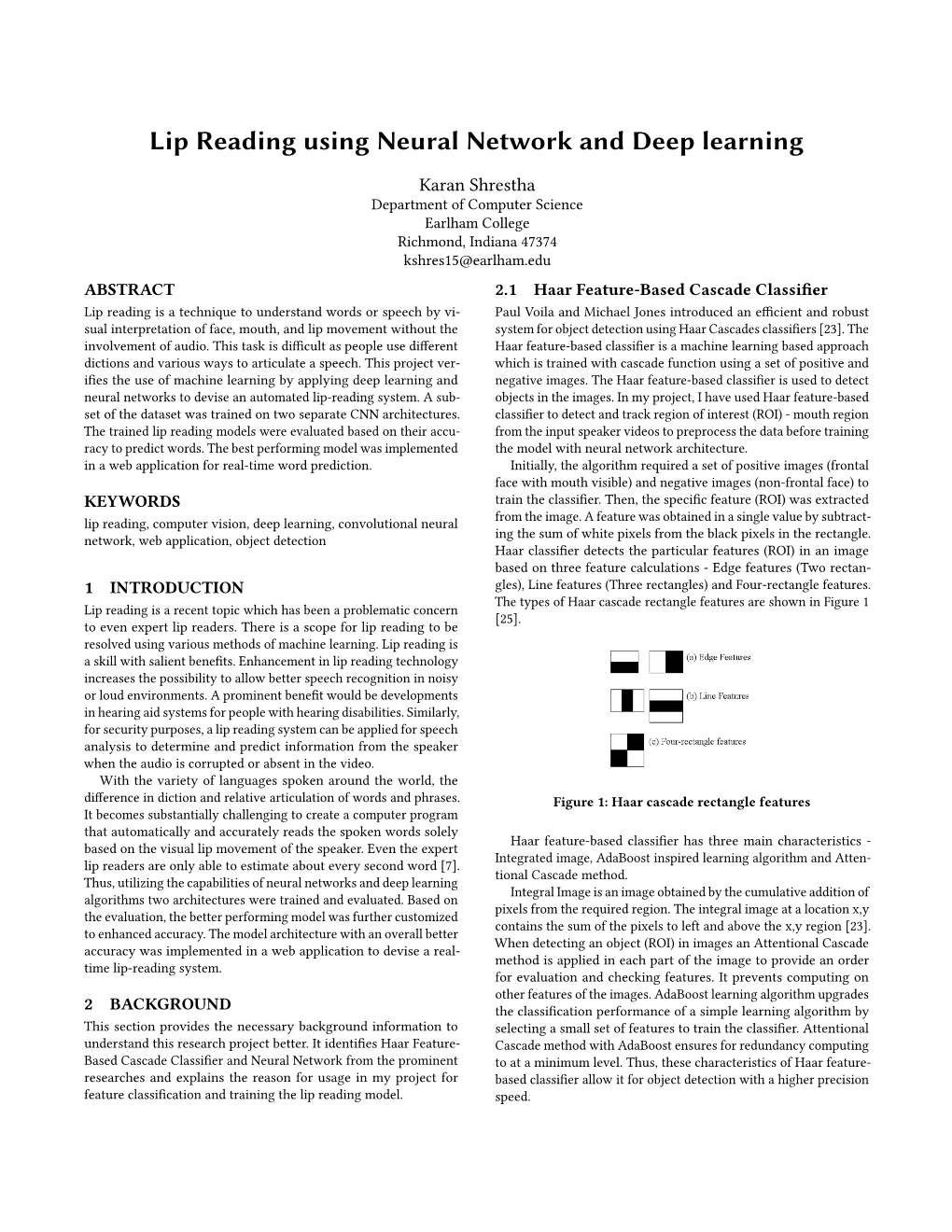 Lip Reading Using Neural Network and Deep Learning