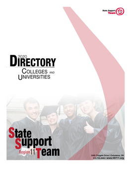 2020 College/University Resource Directory for Students Who Are Planning to Attend College, and Who Are Currently Being Served on an IEP Or 504 Plan