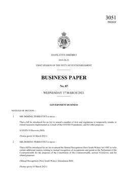 3051 Business Paper