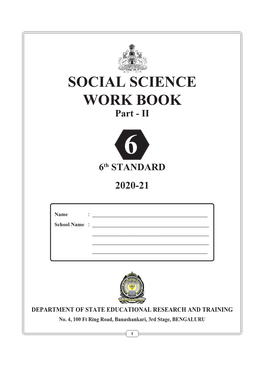 SOCIAL SCIENCE WORK BOOK Part - II