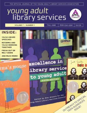 Young Adult Library Services Association Young Adult Library Library Services Services