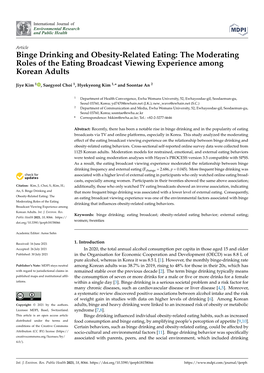 Binge Drinking and Obesity-Related Eating: the Moderating Roles of the Eating Broadcast Viewing Experience Among Korean Adults