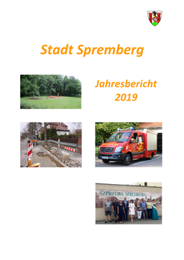Jahresbericht 2019 Der Stadt Spremberg