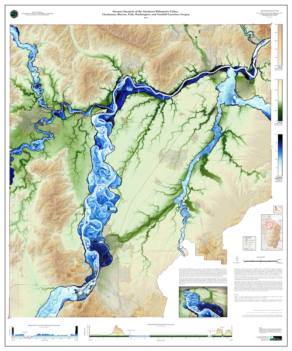 Stream Channels of the Northern Willamette Valley, Clackamas