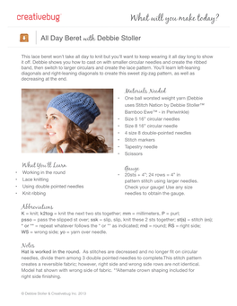 Day Beret with Debbie Stoller