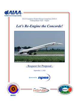Let's Re-Engine the Concorde!