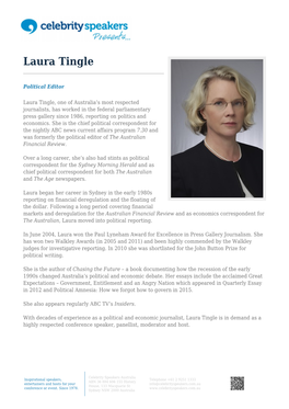 Laura Tingle