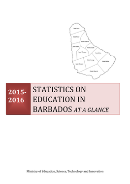 2015-2016 Statistics on Education in Barbados at a Glance
