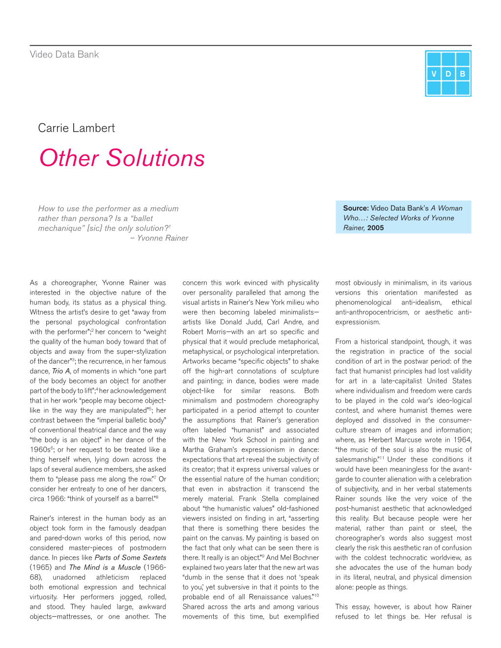 Carrie Lambert Other Solutions