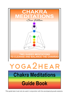 Chakra Meditations Guide Book