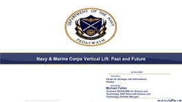 Navy & Marine Corps Vertical Lift