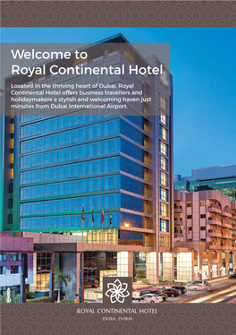 Welcome to Royal Continental Hotel