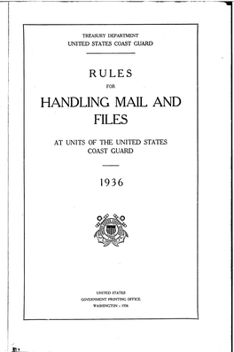 Handling Mail and Files