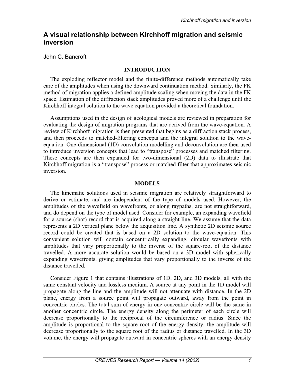 A Visual Relationship Between Kirchhoff Migration and Seismic Inversion