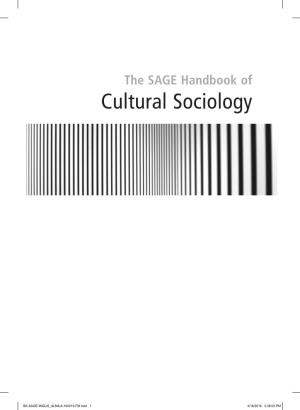Sociology and Cultural Studies: a Close and Fraught Relationship