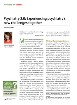 Psychiatry 2.0 NEW!