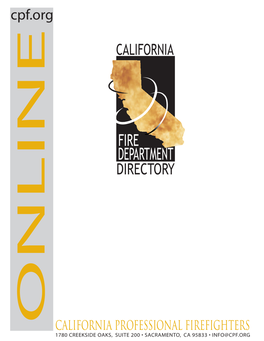 California Fire Department Director