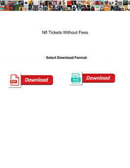 Nfl Tickets Without Fees