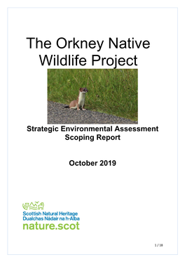 The Orkney Native Wildlife Project