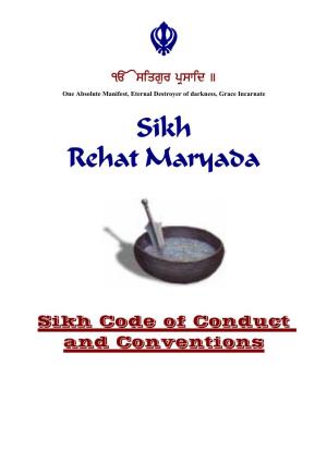 Sikh Rehat Maryada