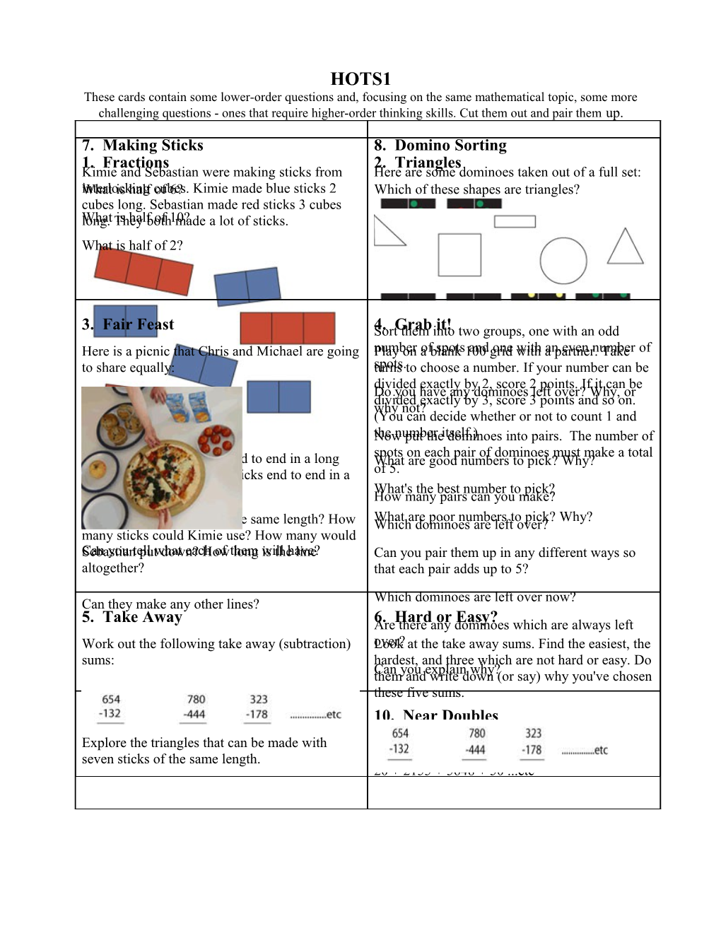 Higher Order Or Lower Order Thinking Skills