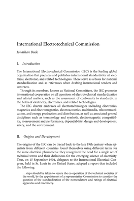 International Electrotechnical Commission