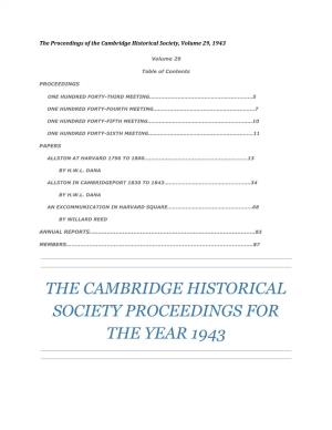 Proceedings Volume 29 – 1943 [PDF]