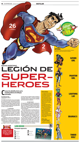 Legión De Superhéroes” Y Únelo Al Personaje Que Corresponda