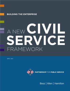 A New Civil Service Framework