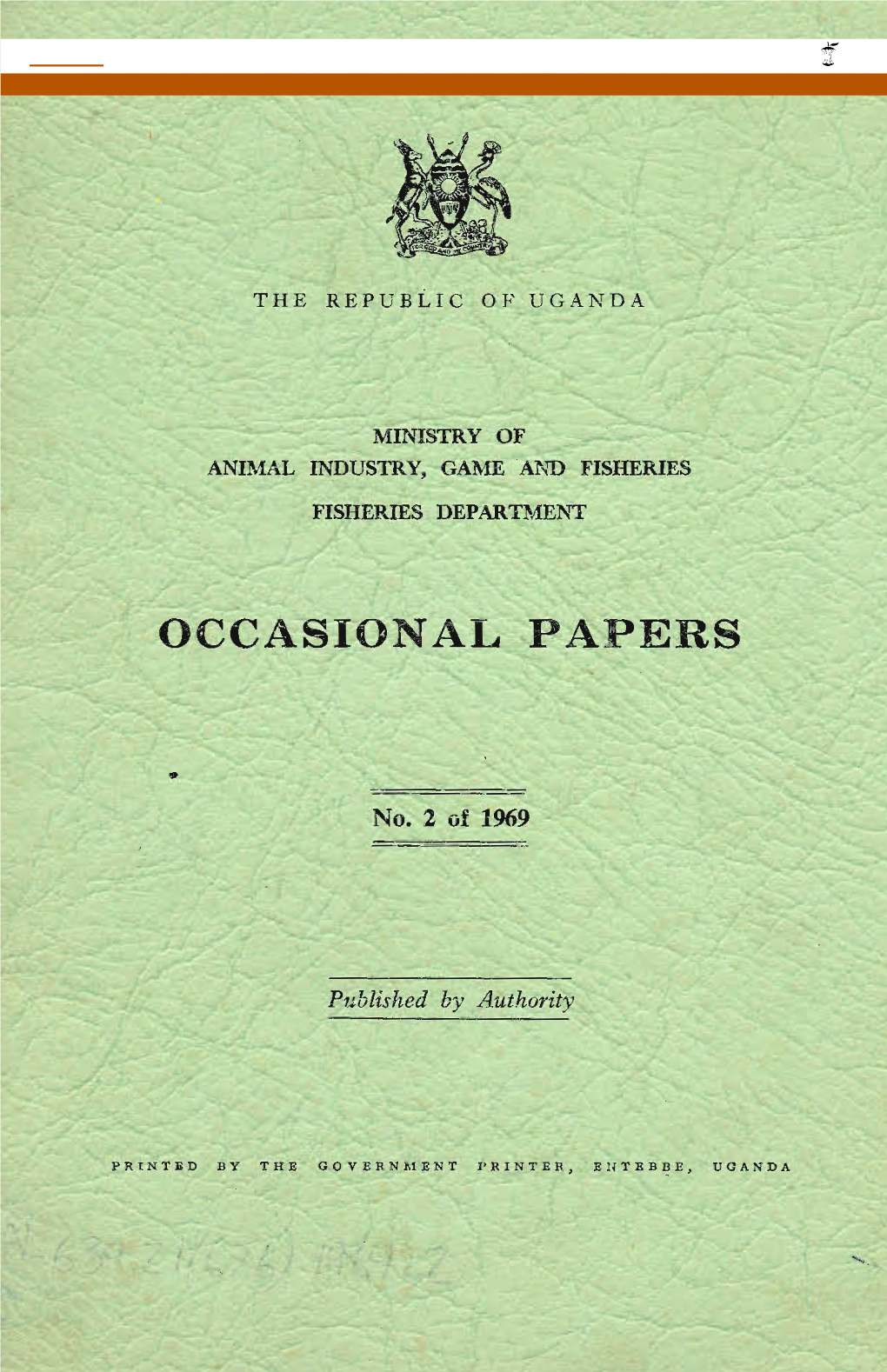 Occasional Papers