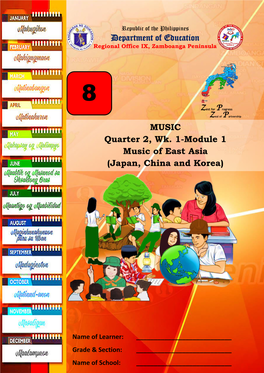 Department of Education MUSIC Quarter 2, Wk. 1-Module 1