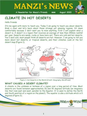 CLIMATE in HOT DESERTS Hello Friends