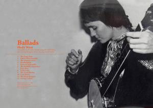 Ballads Hedy West Accompanying Herself on Banjo and Guitar