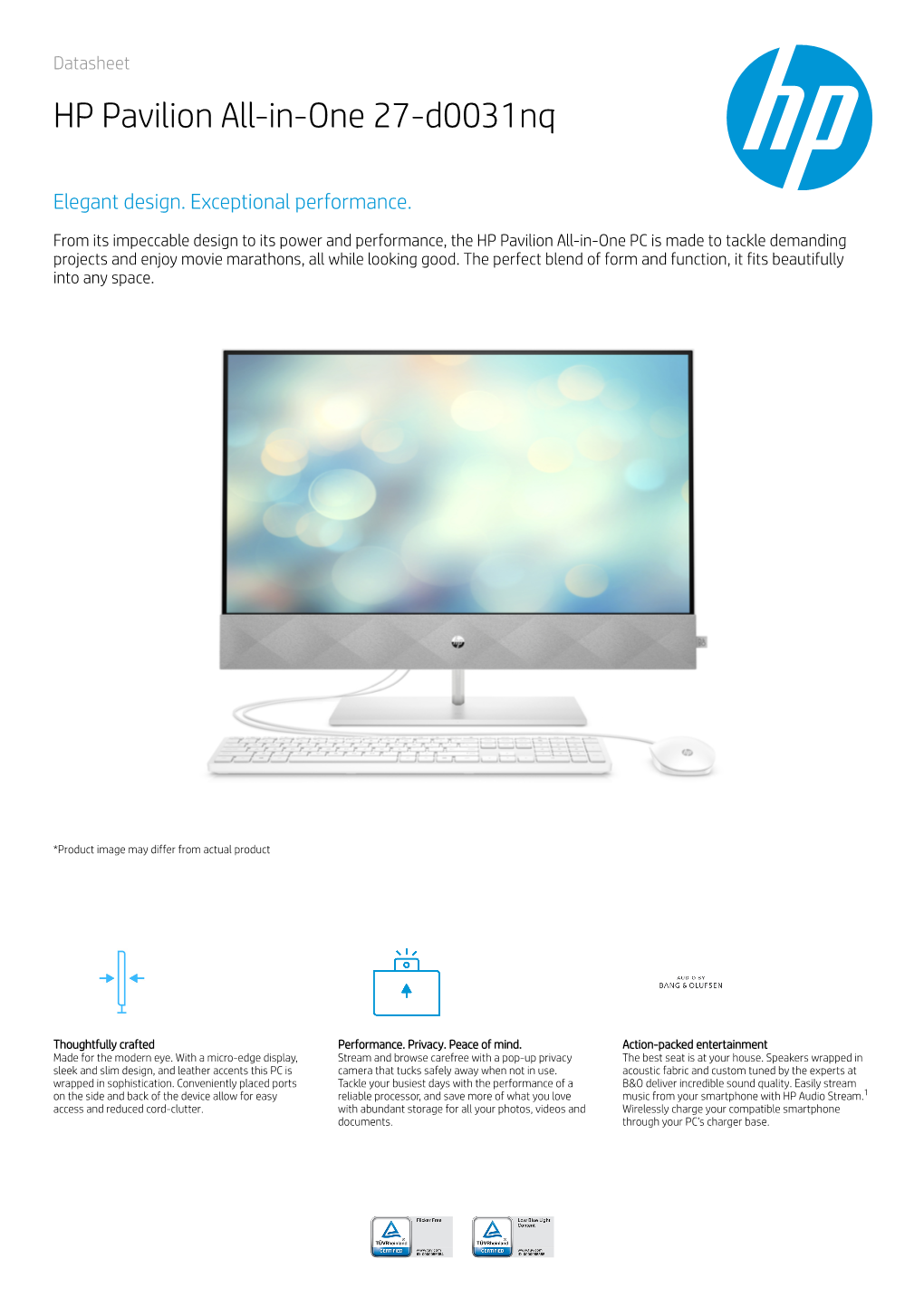 HP Pavilion All-In-One 27-D0031nq