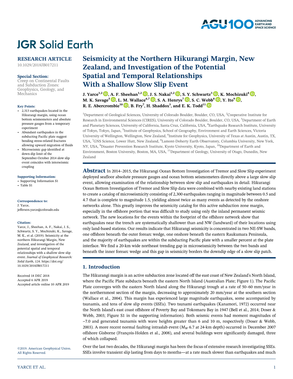 Seismicity at the Northern Hikurangi Margin, New Zealand, And