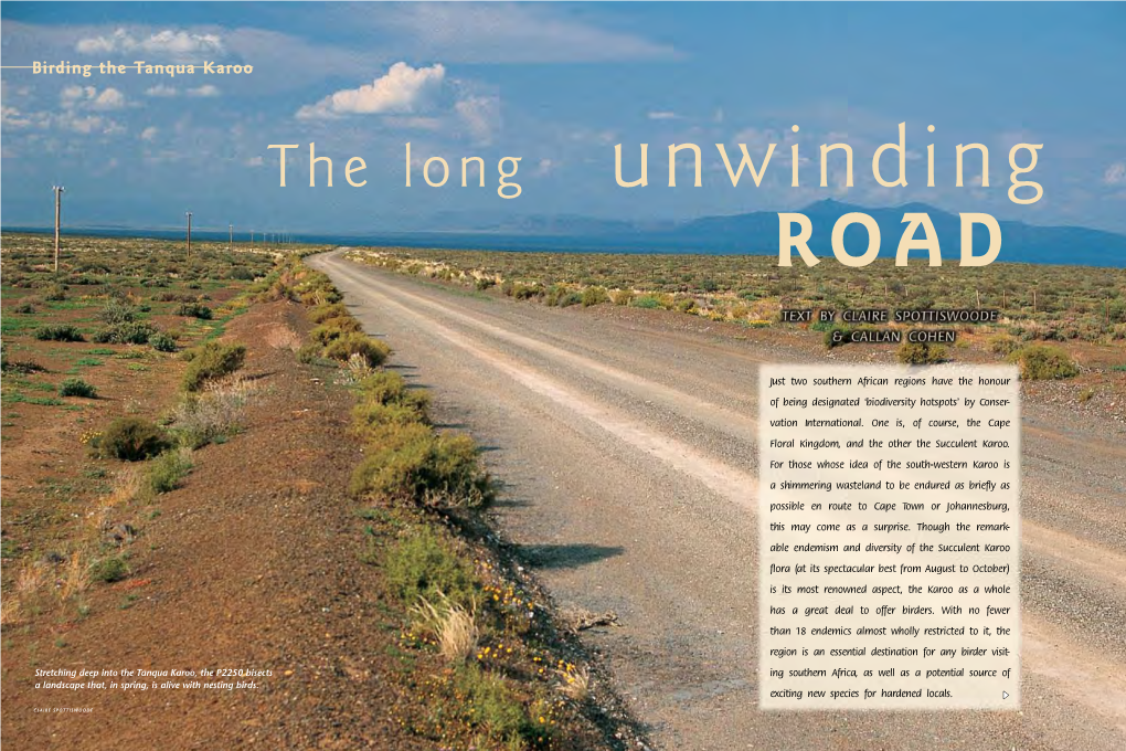The Long Unwinding TERRY OATLEY ROAD