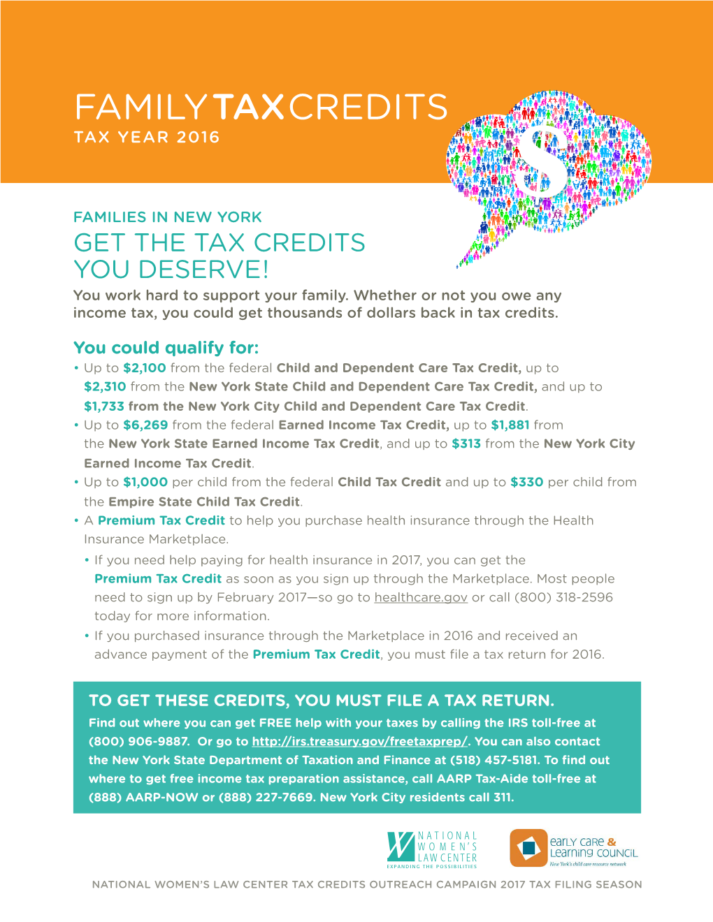 Familytaxcredits Tax Year 2016