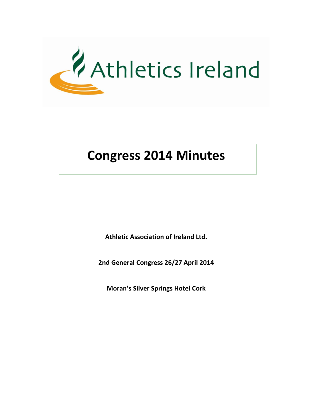 Congress Minutes 2014