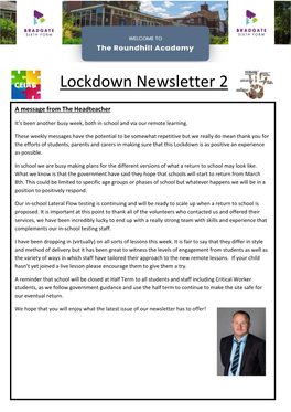 Lockdown Newsletter 2