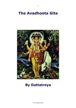 The Avadhoota Gita