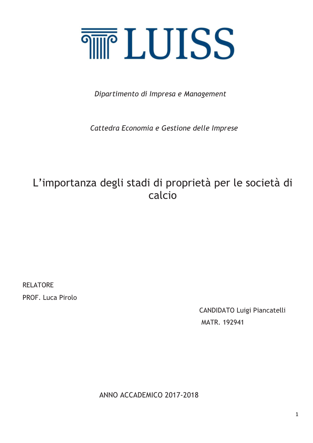 L'importanza Degli Stadi Di Proprietà Per Le Società Di Calcio