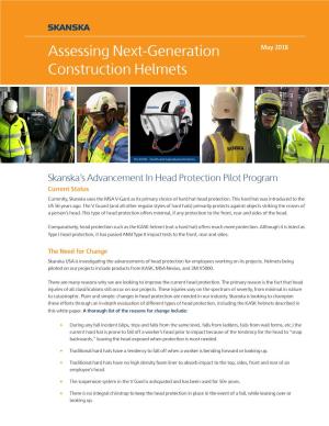 Assessing Next-Generation Construction Helmets