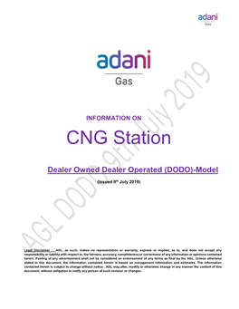 Information on CNG Station (DODO Model)