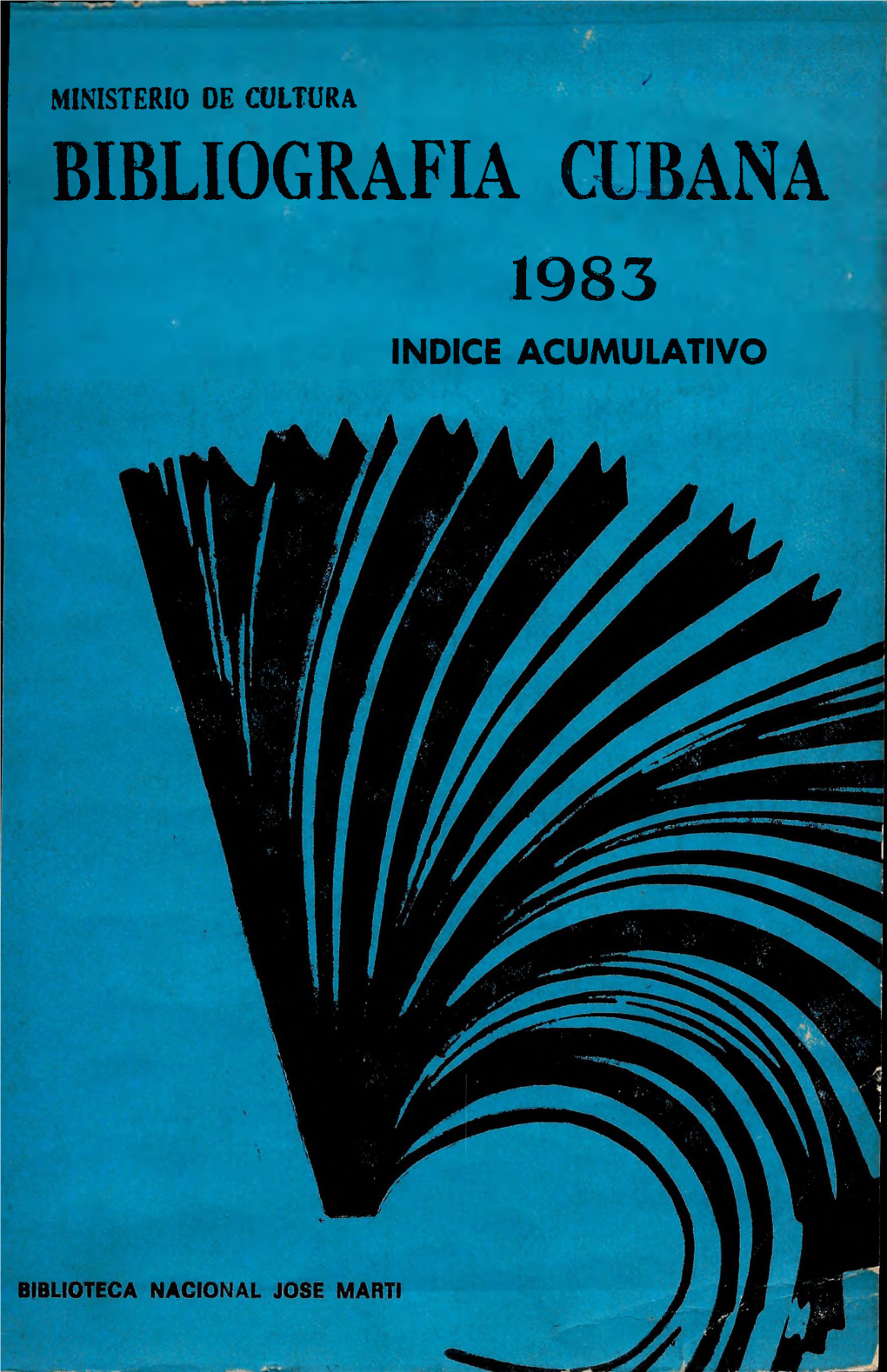 Bibliografia Cubana 1983 Indice Acumulativo