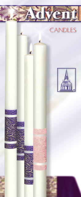 Advent Candles This Stunning Execution of Advent Candles Will Add a Distinctive Touch to This Season of Preparation and Anticipation