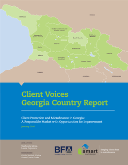 Client Voices Georgia Country Report