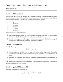 Computational Methods in Research