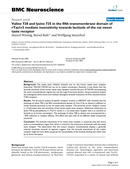 Valine 738 and Lysine 735 in the Fifth Transmembrane Domain of Rtas1r3