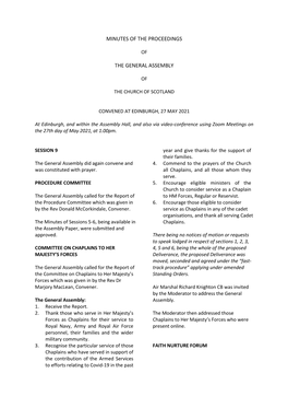 Minutes of the General Assembly-27